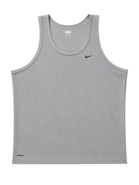 Nike Fit Dry Mesh Tank Top Gray
